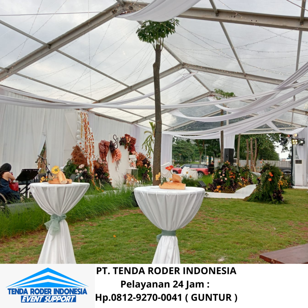 Rental Tenda Roder Terbesar dan Terbaik Area Jabodetabek