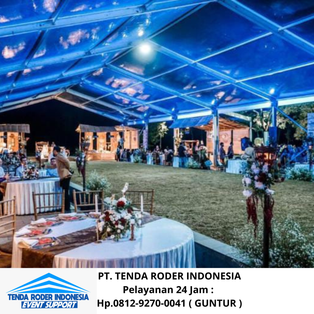 Rental Tenda Roder Terbesar dan Terbaik Area Jabodetabek