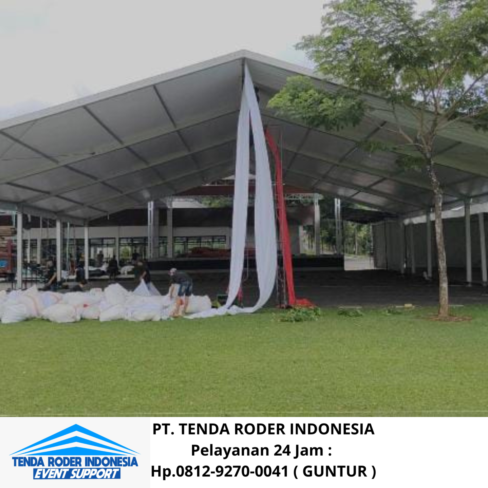 Rental Tenda Roder Terbesar dan Terbaik Area Jabodetabek