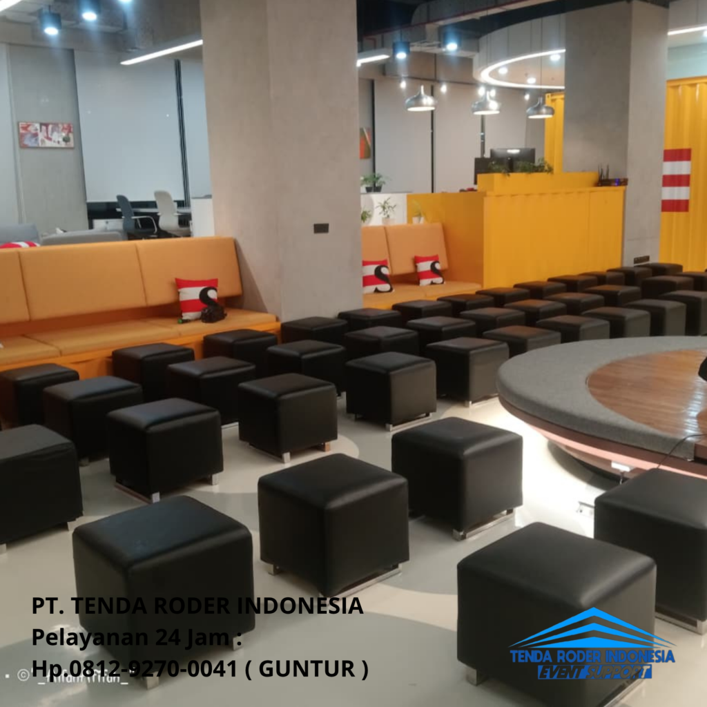 Rental Tenda Roder,Meja Bar,Kursi Puff Jakarta