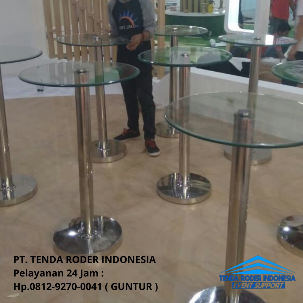 Rental Tenda Roder,Meja Bar,Kursi Puff Jakarta