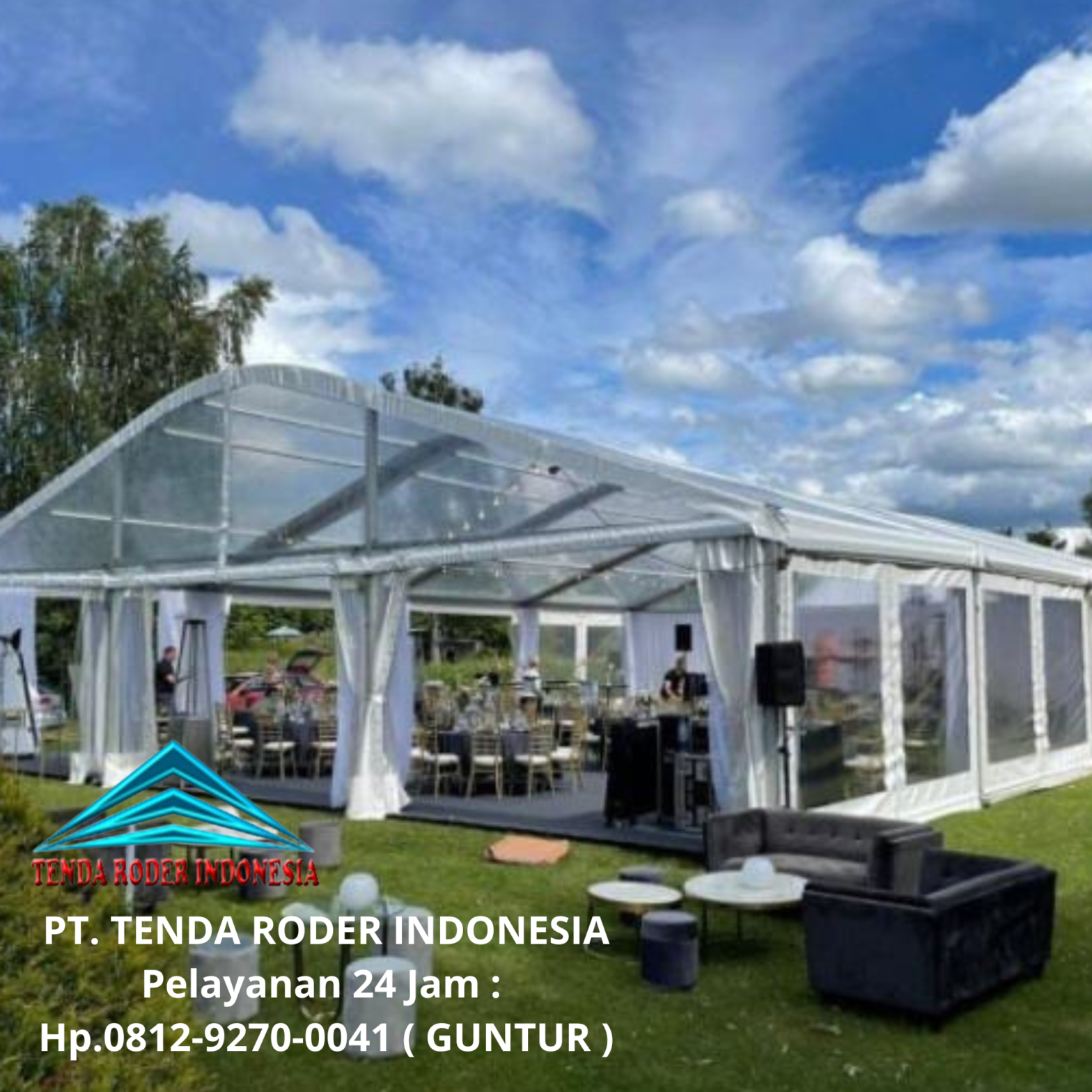 Rental Tenda Roder,Sofa Scandinavia Area Bogor