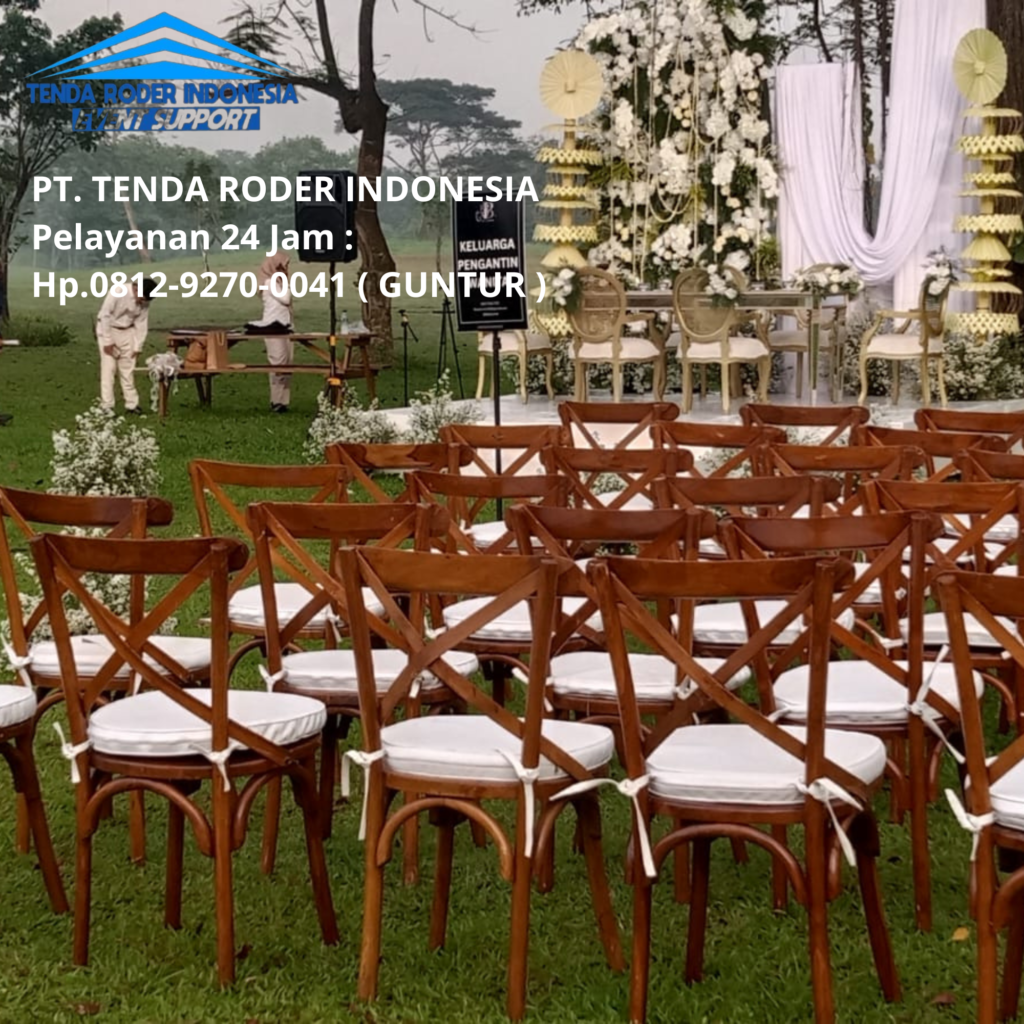 Sewa Kursi Cross Back Chairs Dan Tenda Roder Jakarta Pusat