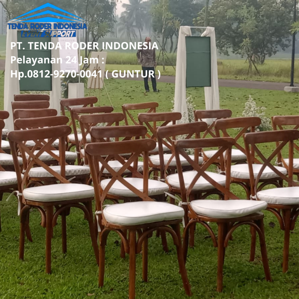 Sewa Kursi Cross Back Chairs Dan Tenda Roder Jakarta Pusat