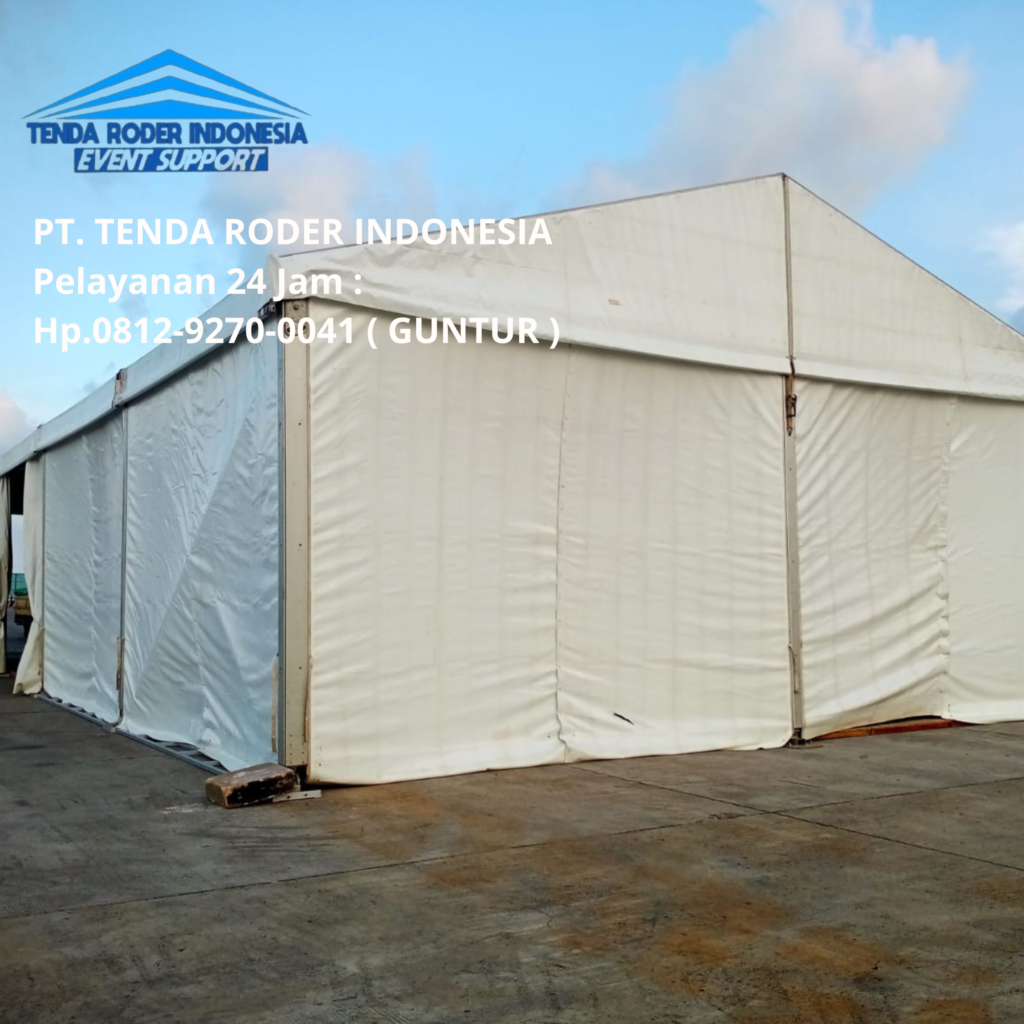 Sewa Kursi Futura, Meja IBM Cover Putih, Tenda Roder Jakarta