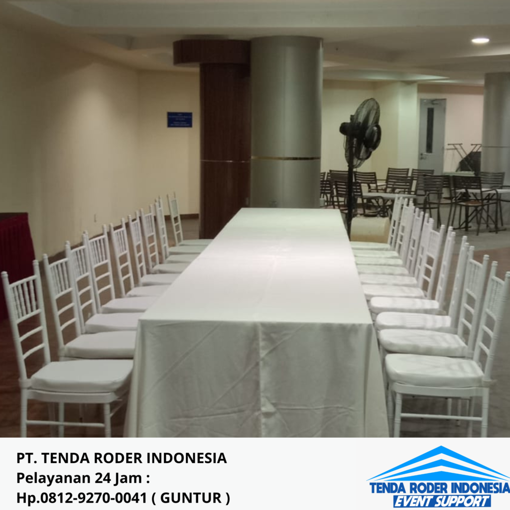 Sewa Meja IBM, Kursi Dan Tenda Roder Jakarta Utara