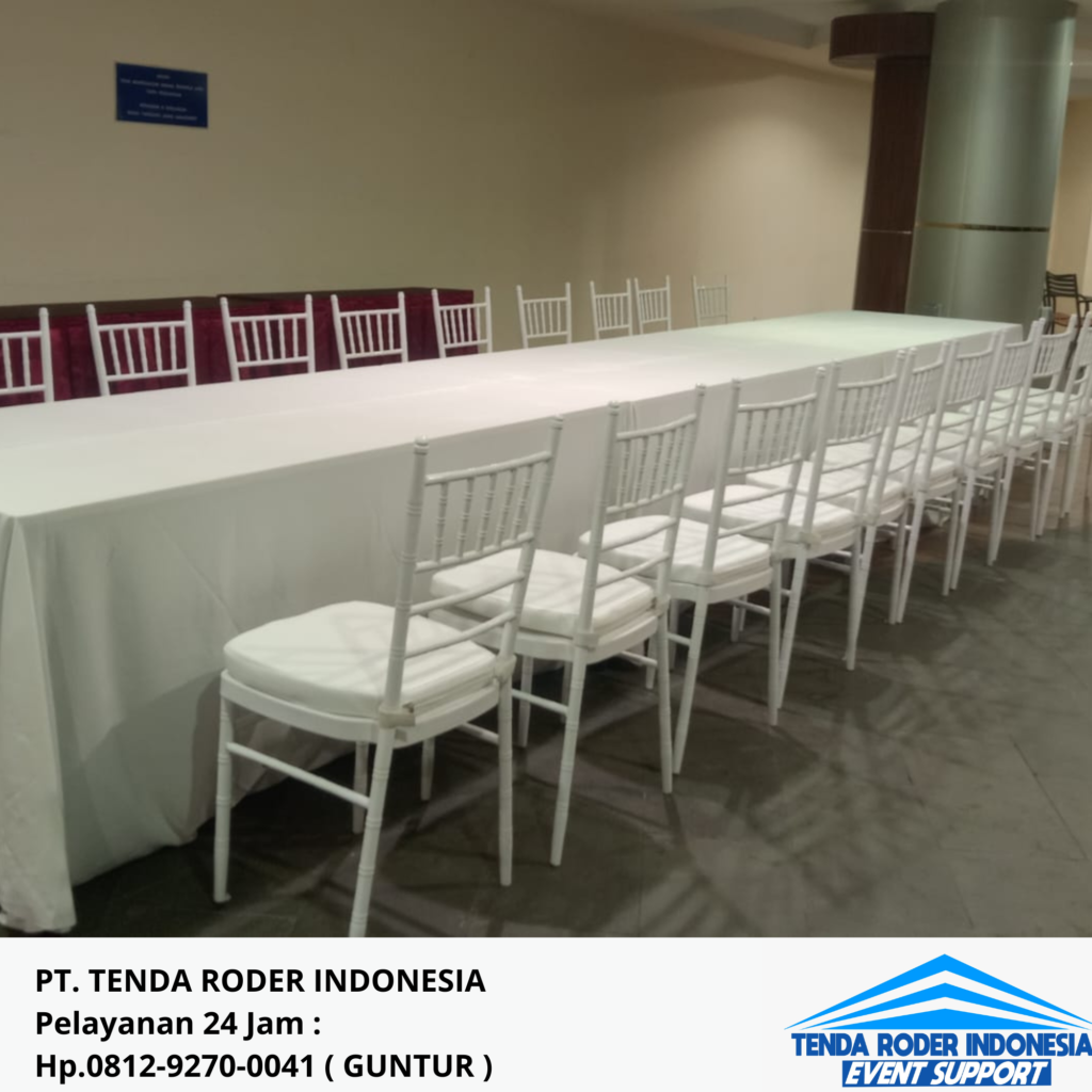 Sewa Meja IBM, Kursi Dan Tenda Roder Jakarta Utara