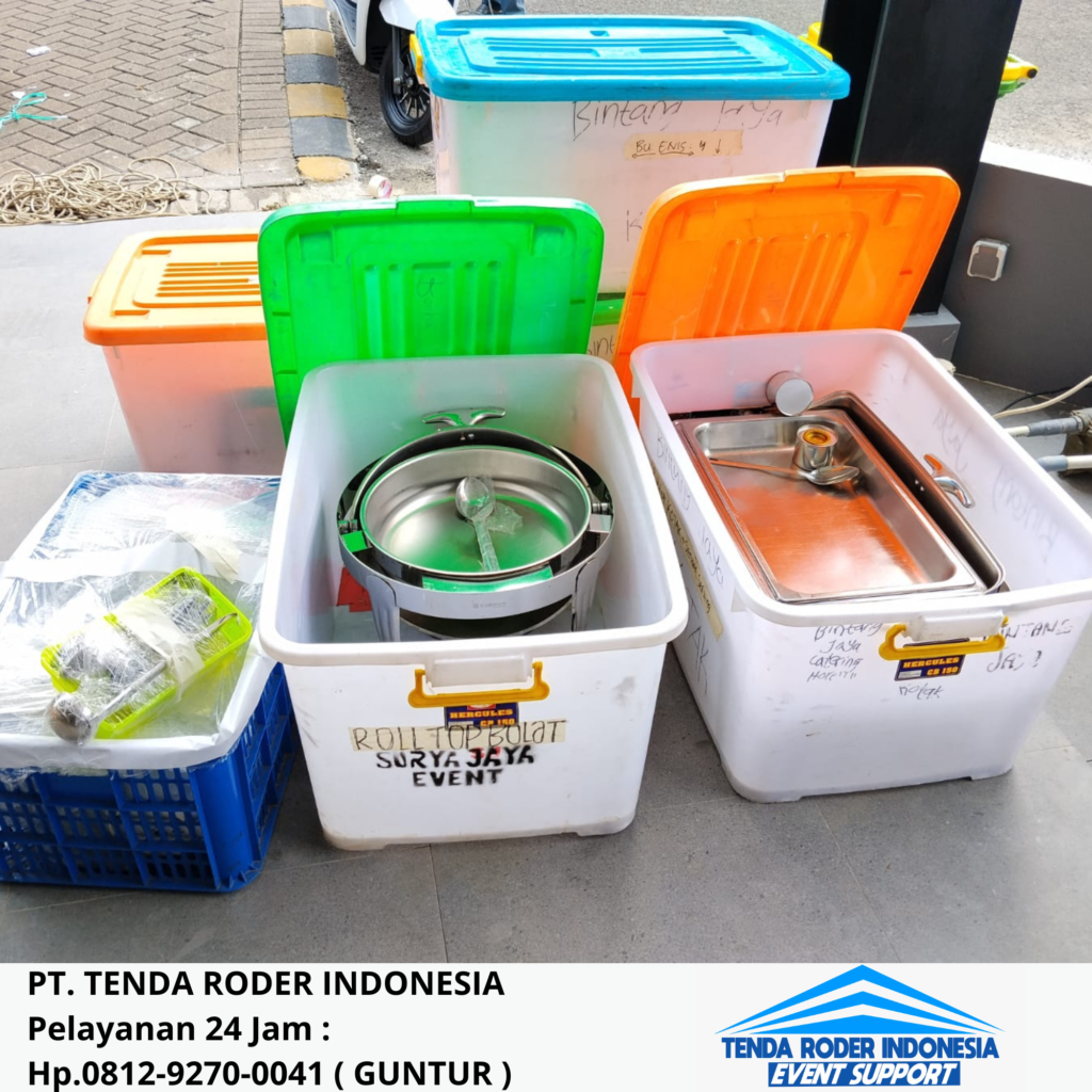 Sewa Meja, Kursi, Alat Catering, Tenda roder Area Jakarta