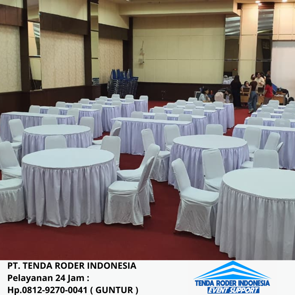 Sewa Meja, Kursi, Alat Catering, Tenda roder Area Jakarta