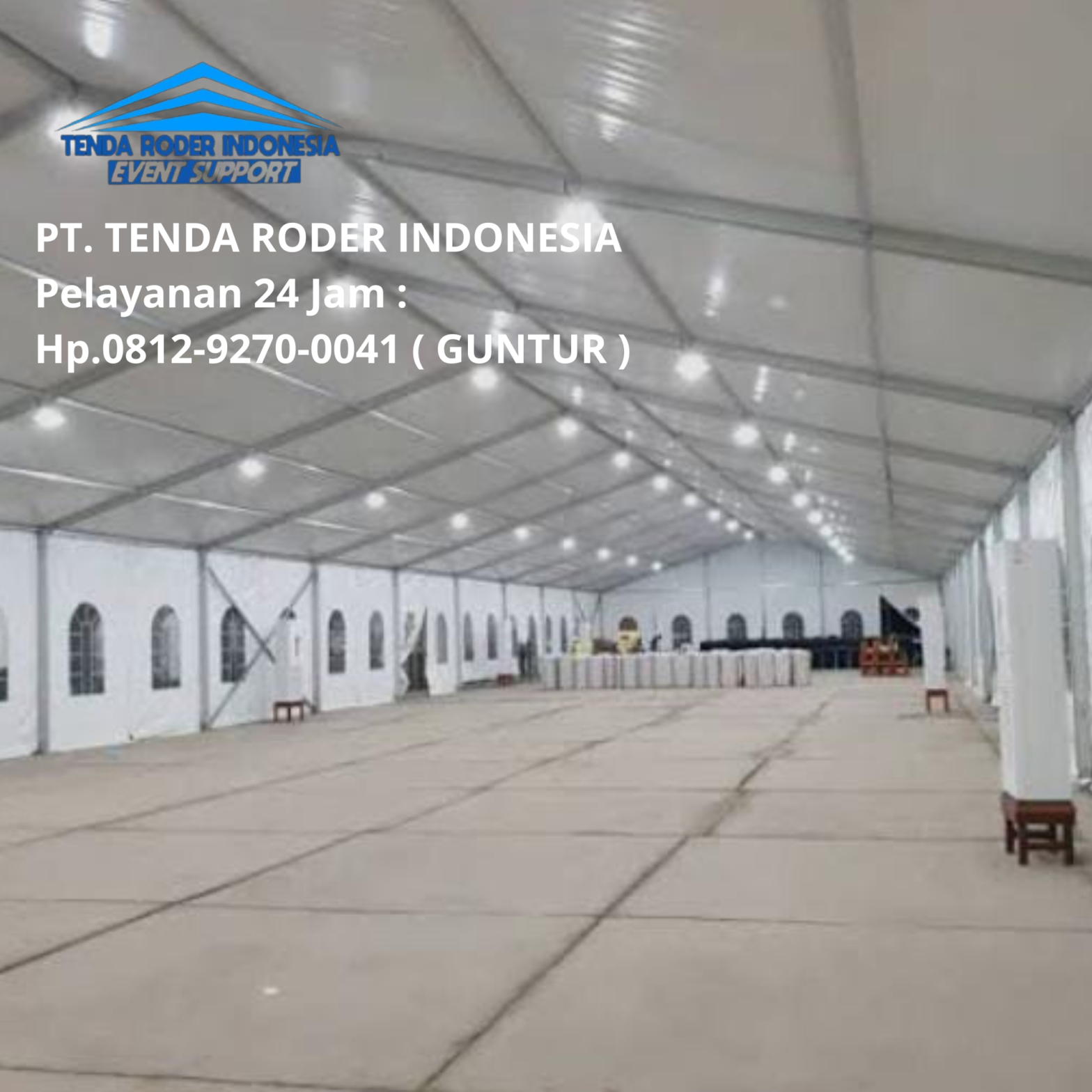 Sewa Sofa Hitam, Tirai Full Hitam, Tenda Roder Area Karawang