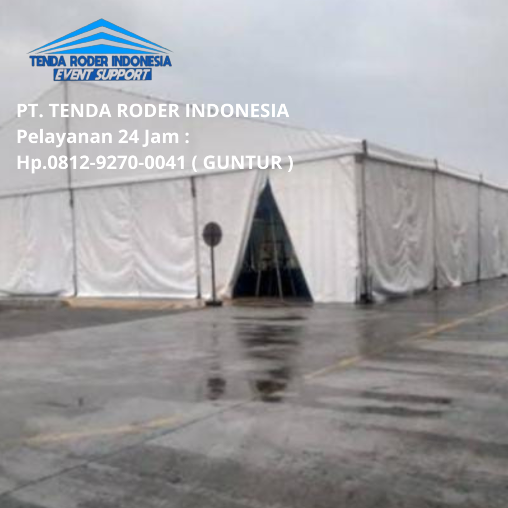 Sewa Sofa Hitam, Tirai Full Hitam, Tenda Roder Area Karawang