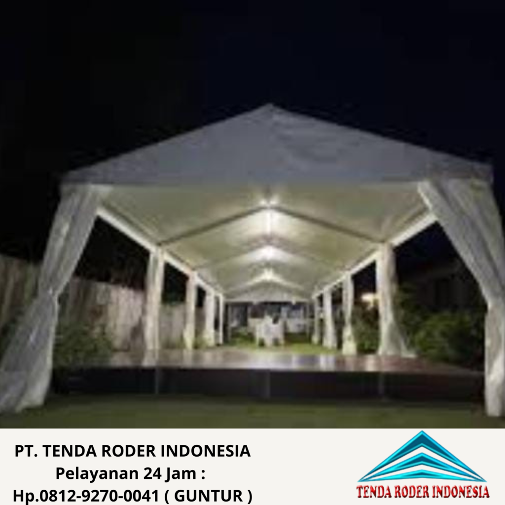 Sewa Tenda Roder Dekorasi Kain Putih Jakarta