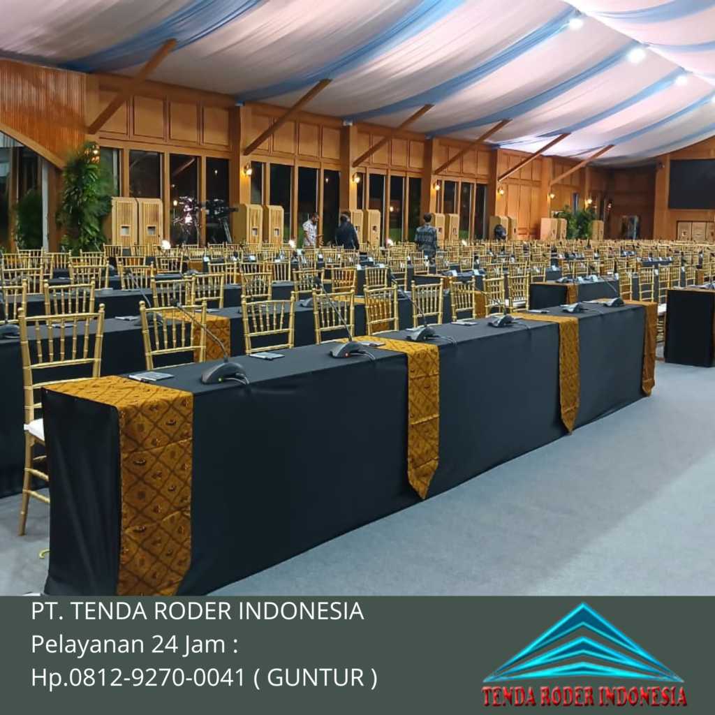 Sewa Tenda Roder,Meja Ibm,Kursi Vip Tiffany Gold Jakarta