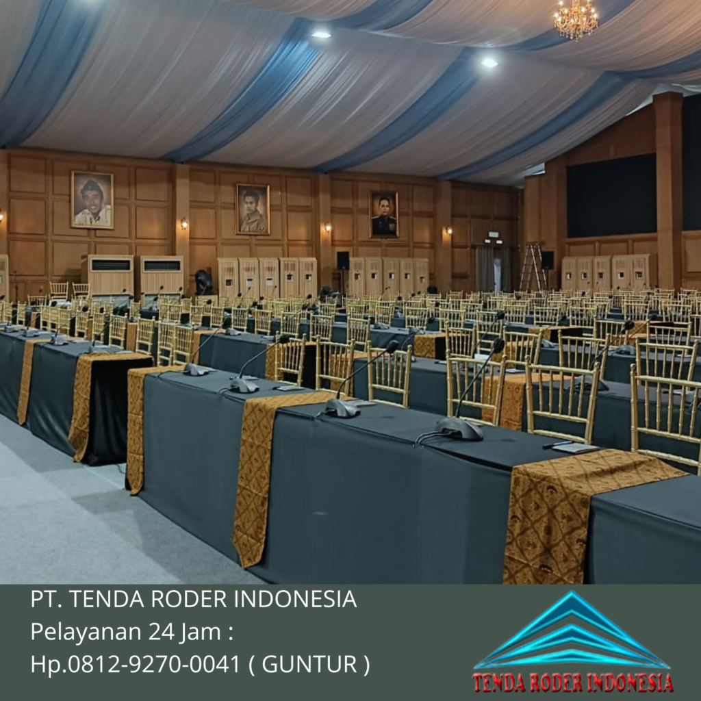 Sewa Tenda Roder,Meja Ibm,Kursi Vip Tiffany Gold Jakarta