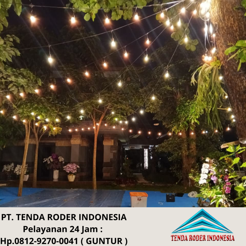 Tempat Sewa Tenda Roder, Lampu Taman Terpercaya Area Bekasi