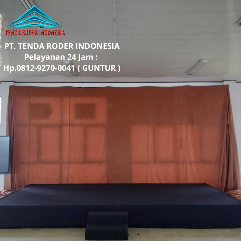 Tempat Sewa Tenda Sarnafil, Tenda Roder, Panggung Tangerang