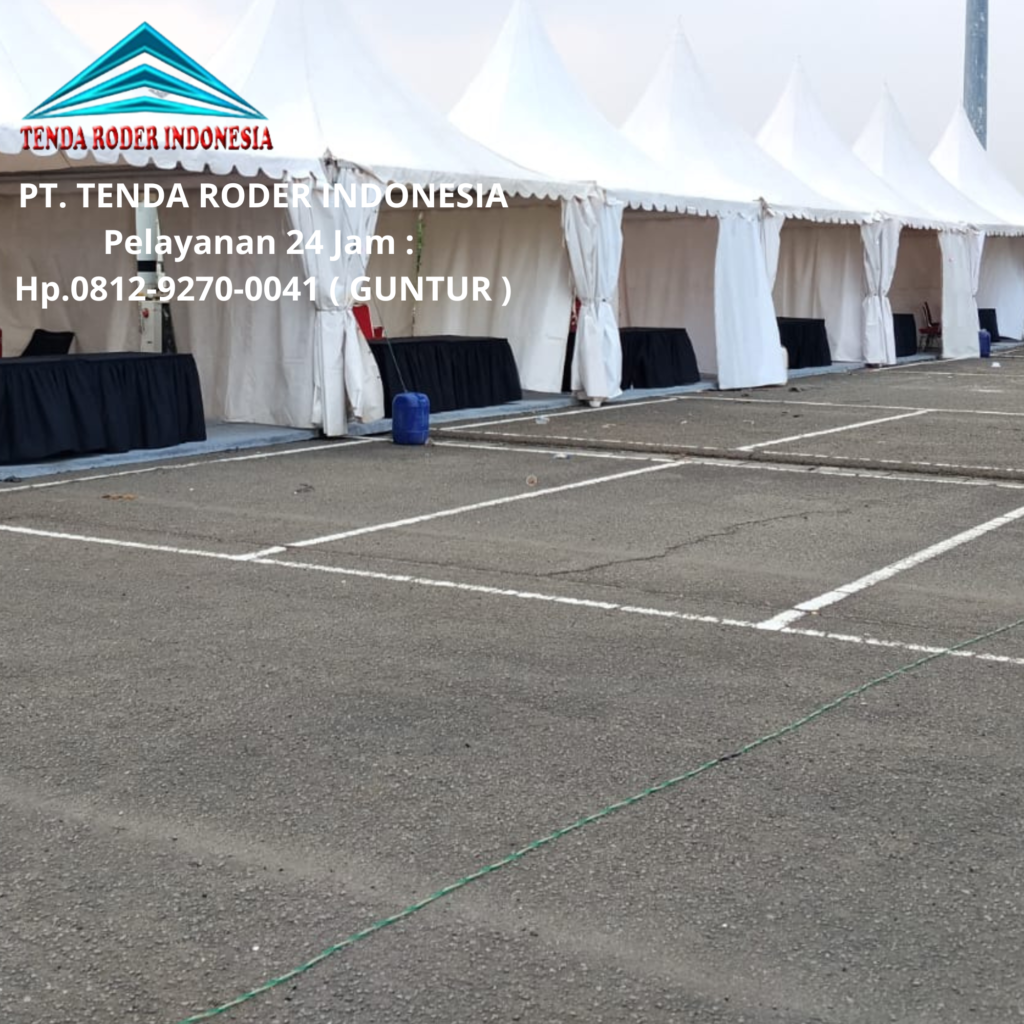 Tempat Sewa Tenda Sarnafil, Tenda Roder, Panggung Tangerang