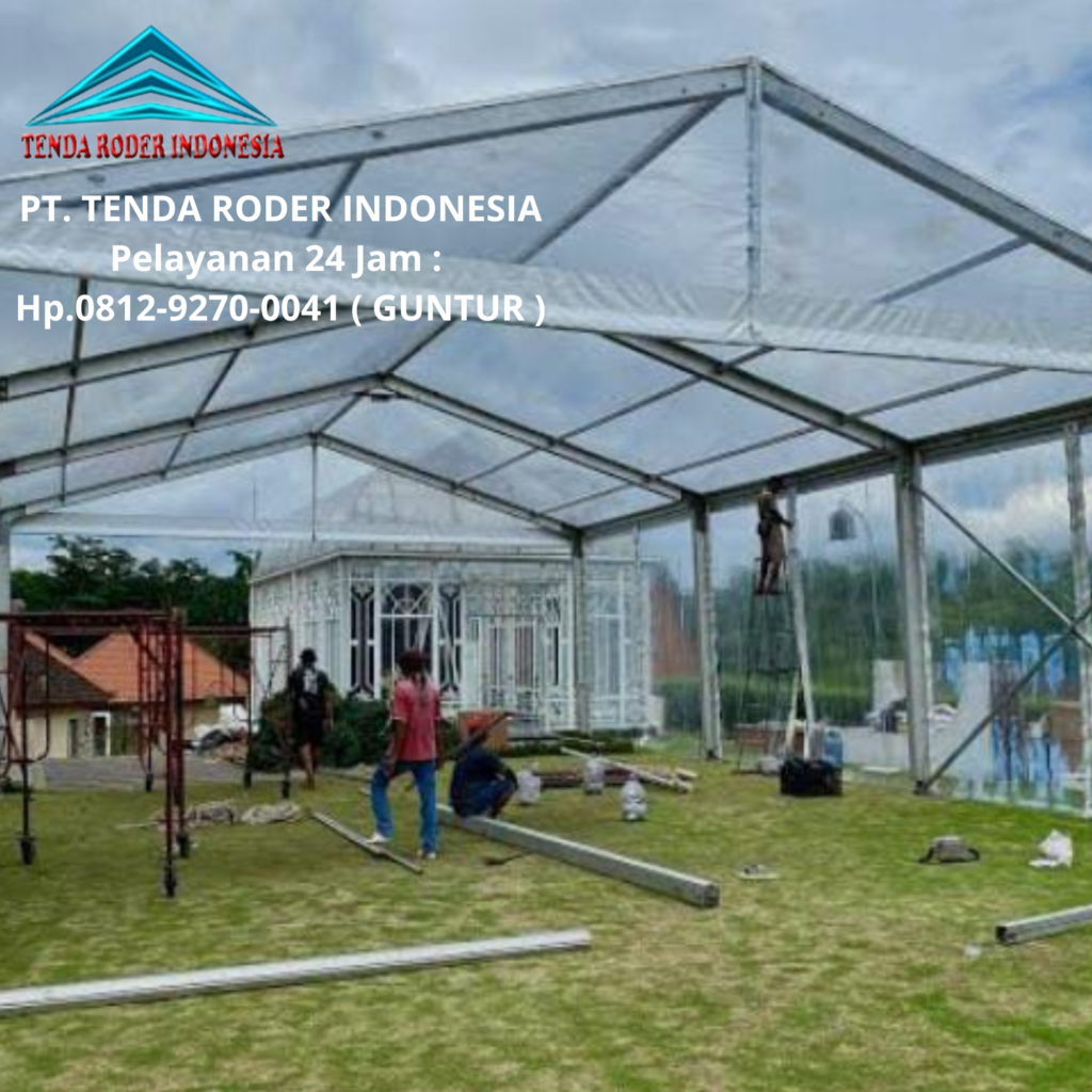 Tempat Sewa Tenda Sarnafil, Tenda Roder, Panggung Tangerang