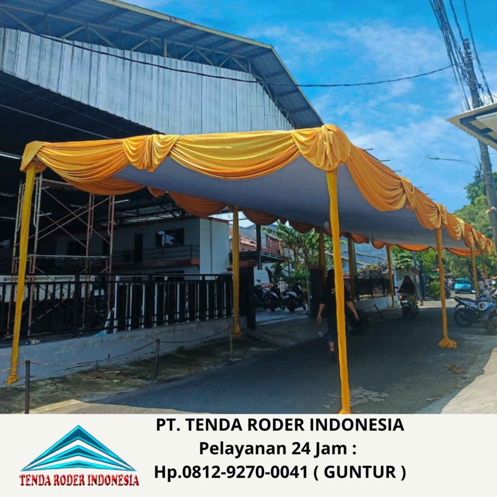 Vendor Sewa Tenda Plafon Gold Dan Tenda Roder Karawang