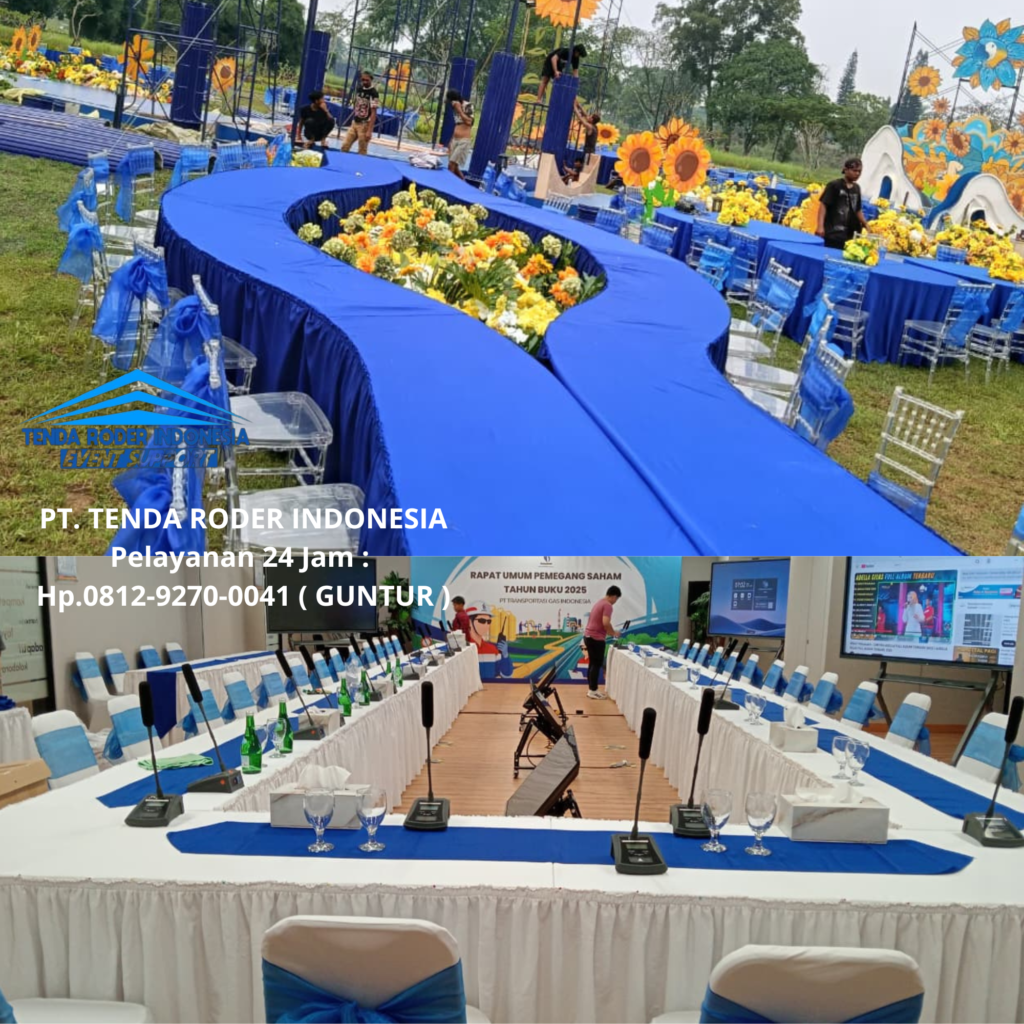 Di Sewakan Tenda Roder Premium,Meja,Kursi Cover Jakarta