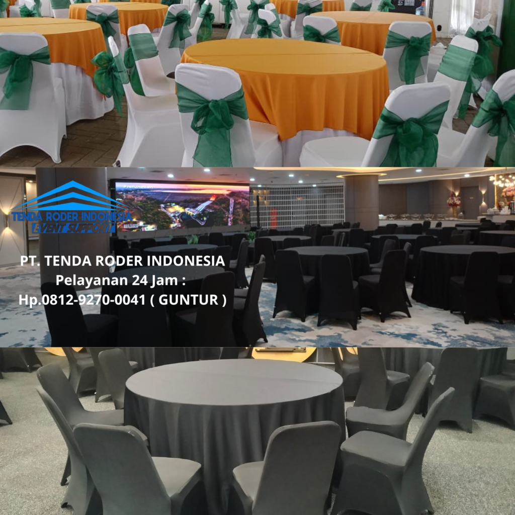Di Sewakan Tenda Roder Premium,Meja,Kursi Cover Jakarta