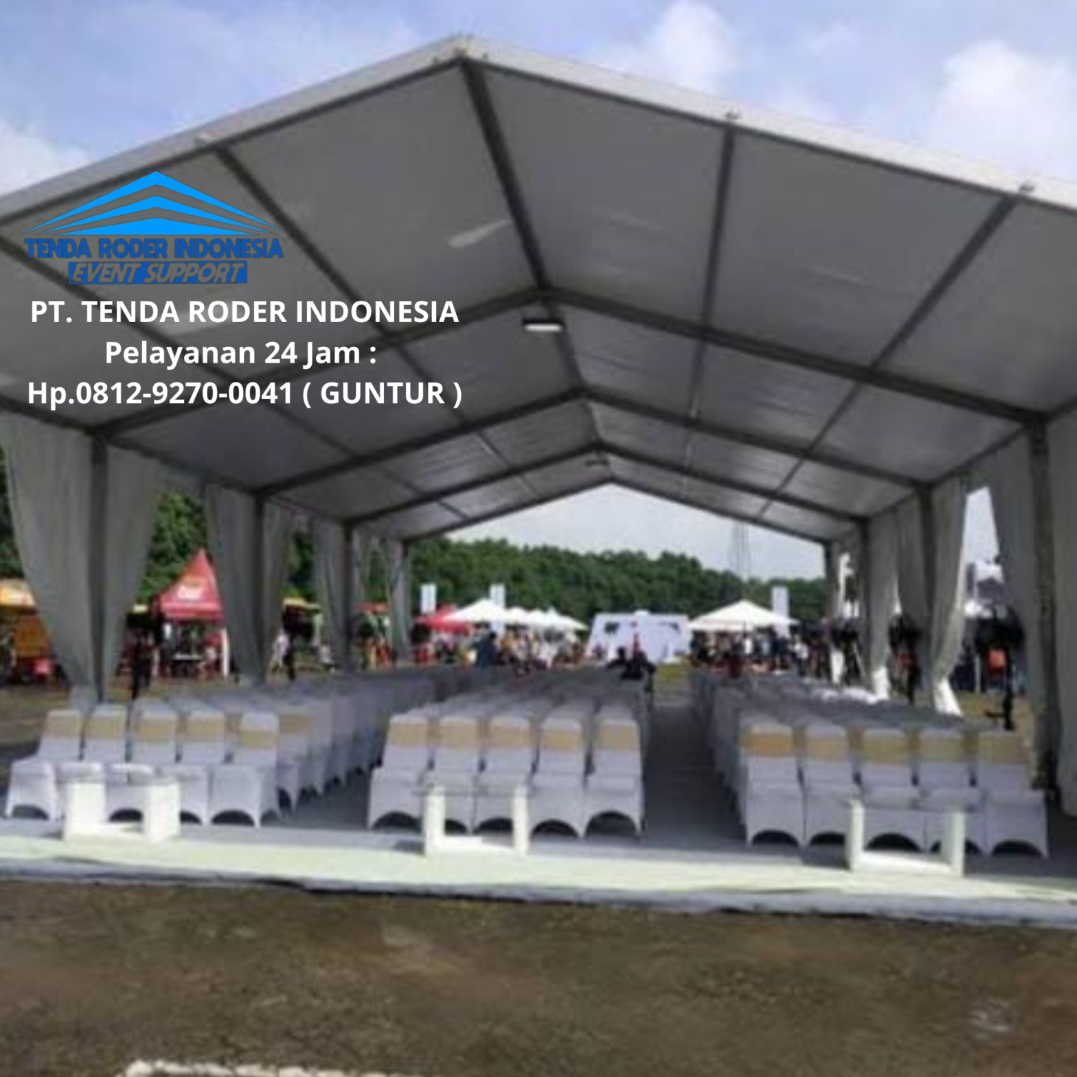 Di Sewakan Tenda Roder Premium,Meja,Kursi Cover Jakarta