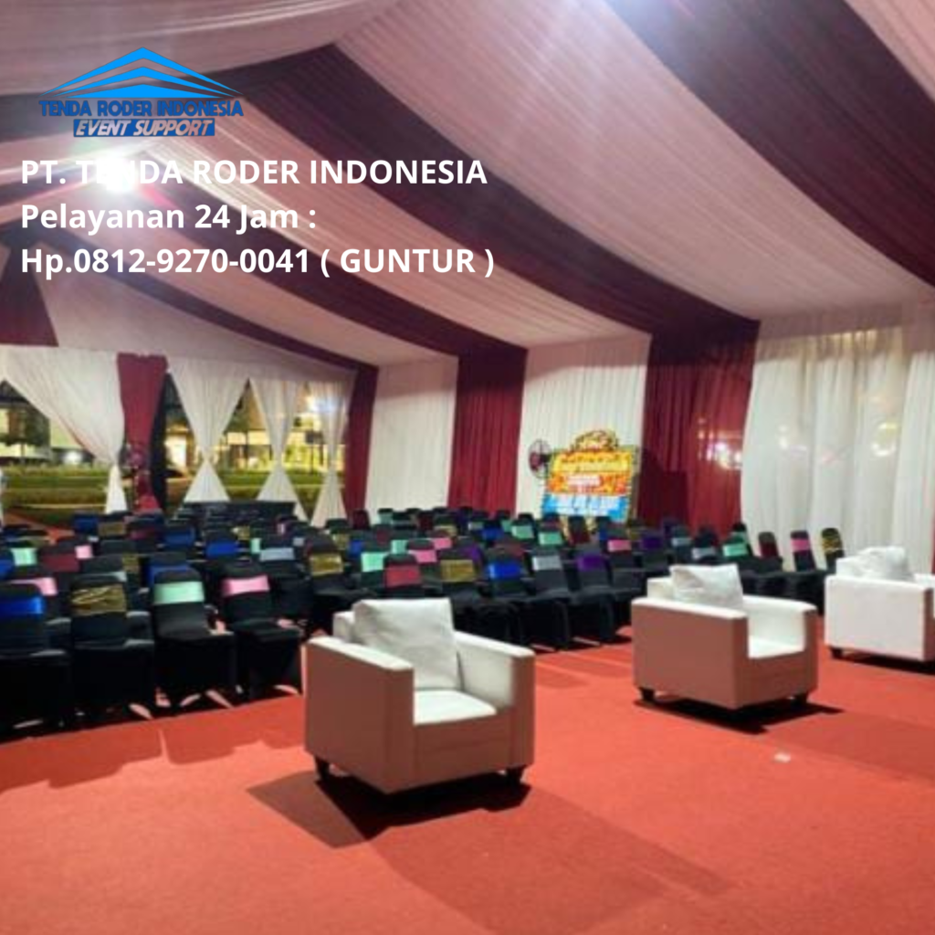 Disewakan Sofa Nuansa Putih, Podium, Tenda Roder Bandung