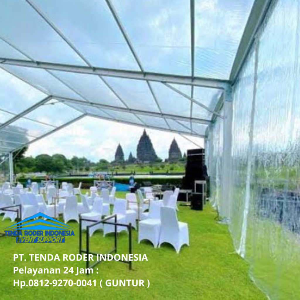 Disewakan Tenda Roder Acara Atap Transparan Bogor