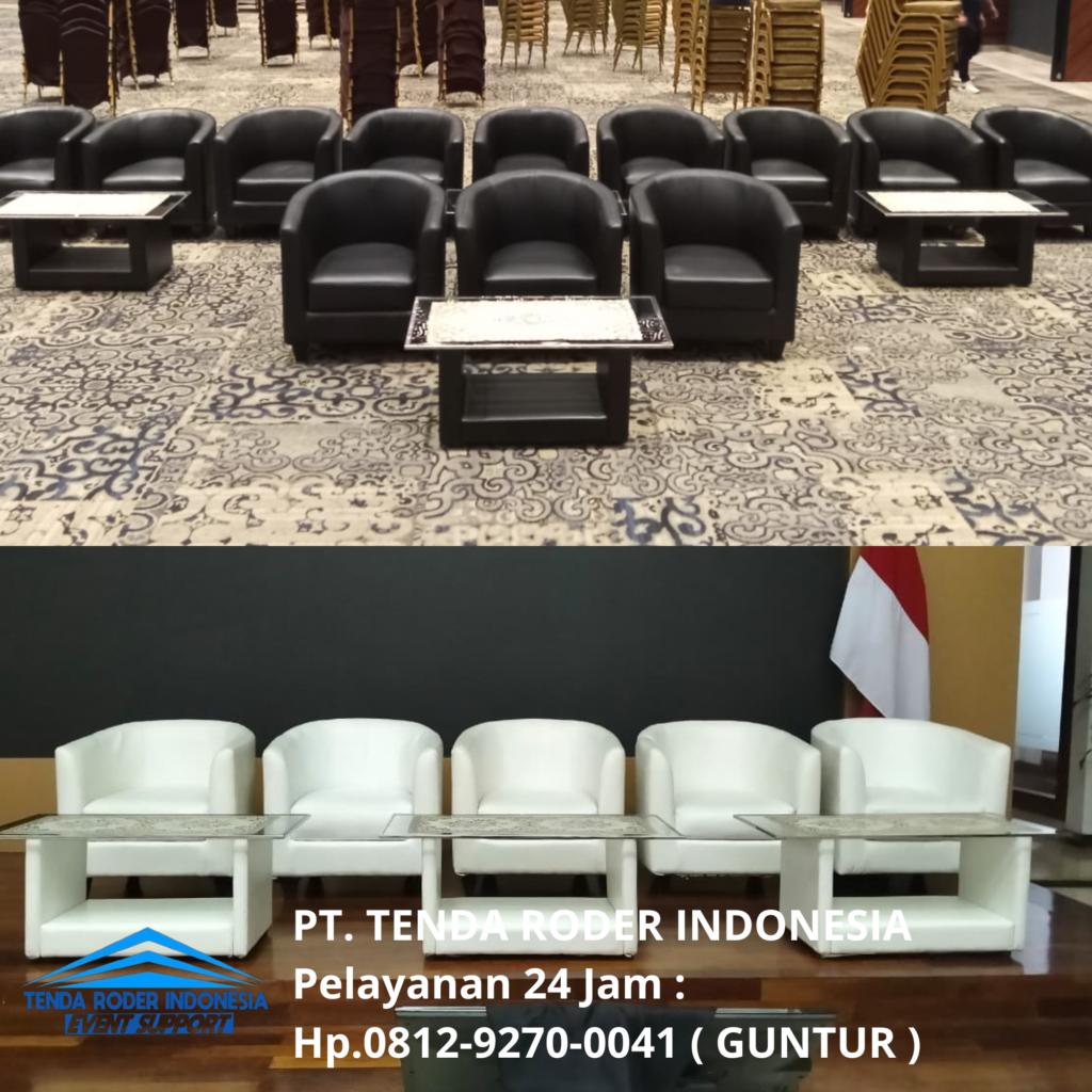 Jasa Sewa SOVA OVAL,ARM CHAIRS,TENDA RODER,MEJA Tangerang Selatan