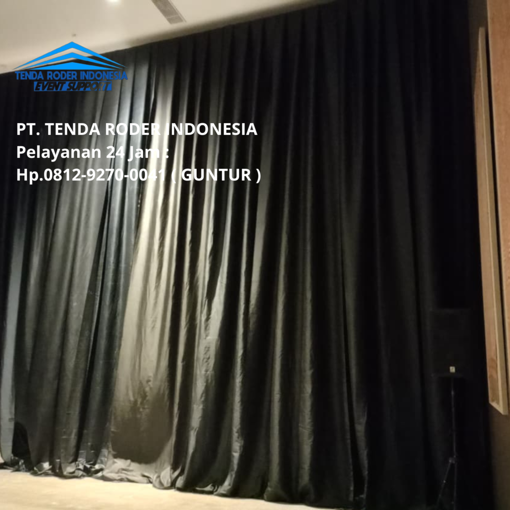 Jasa Sewa Tenda Roder,Tirai Lotto,Karpet SCBD