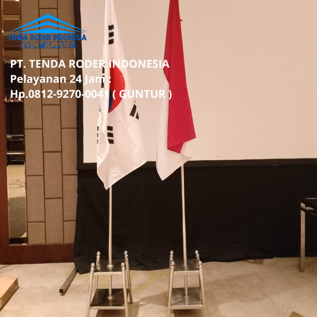 Jasa Sewa Tiang Bendera Stainless Dan Tenda Roder Tangerang Selatan