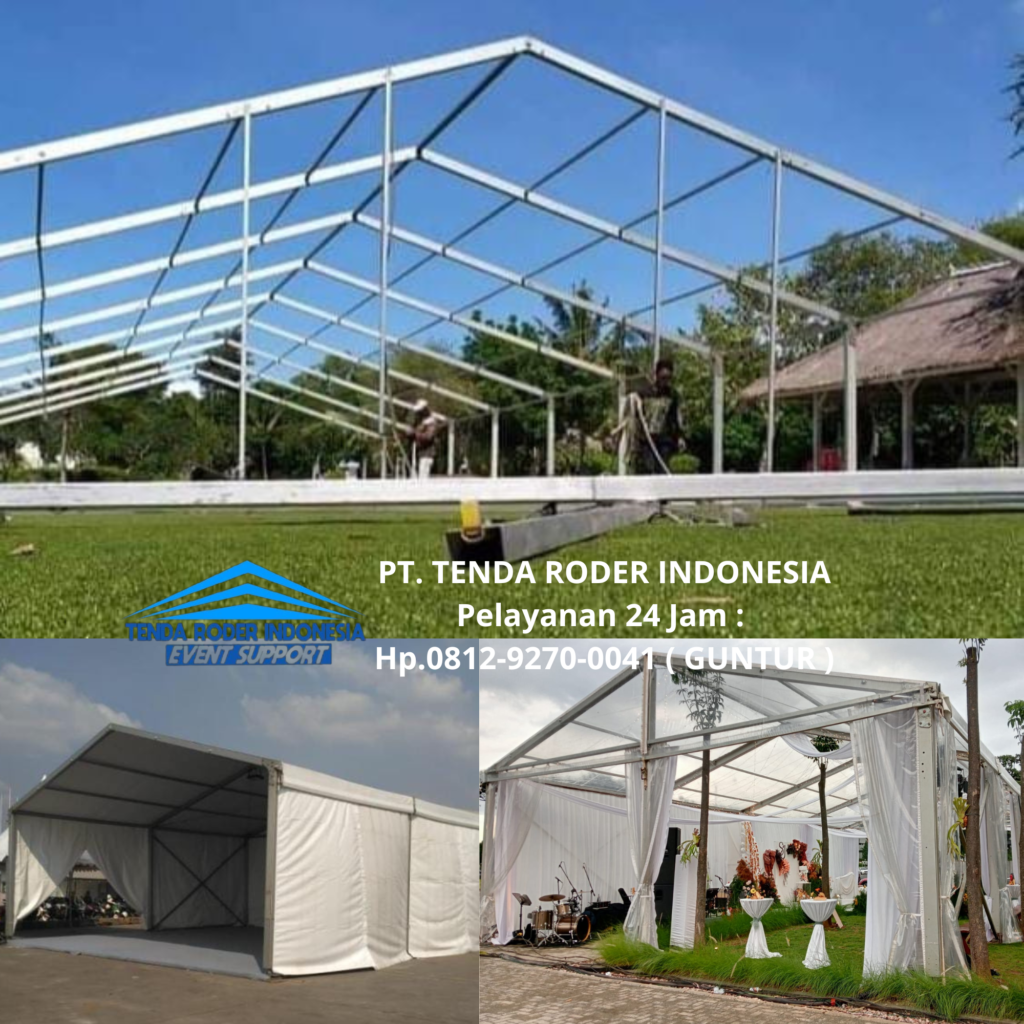 Layanan SEWA TENDA RODER FULL DEKORASI, ALAT PESTA Bekasi 