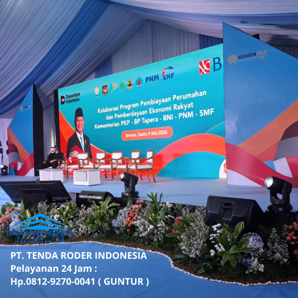 Penyewaan Backdrop Mewah, Tenda Roder Jakarta Selatan