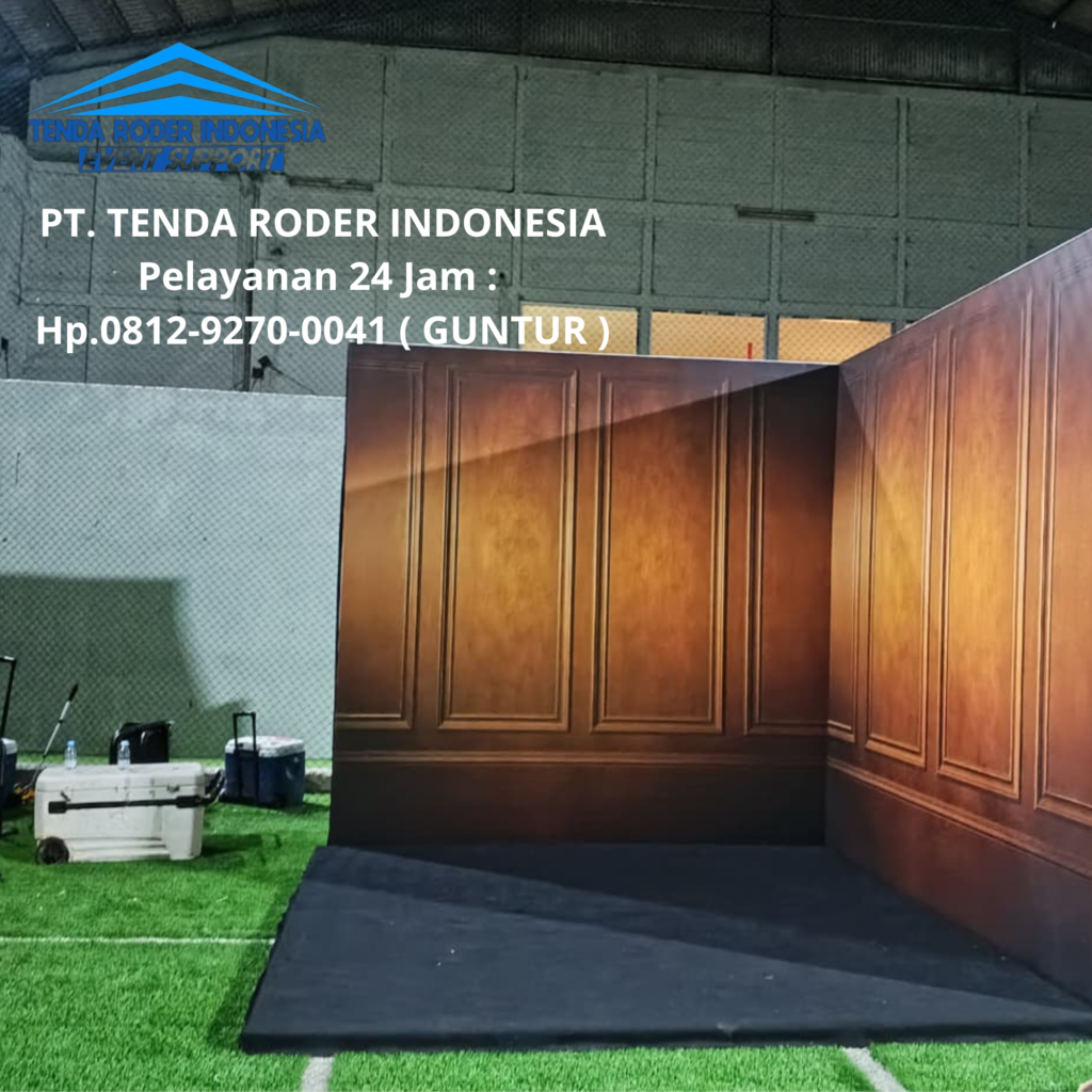 Penyewaan Tenda Roder, Flooring Fin,Karpet Buana,Backdrop Jakarta