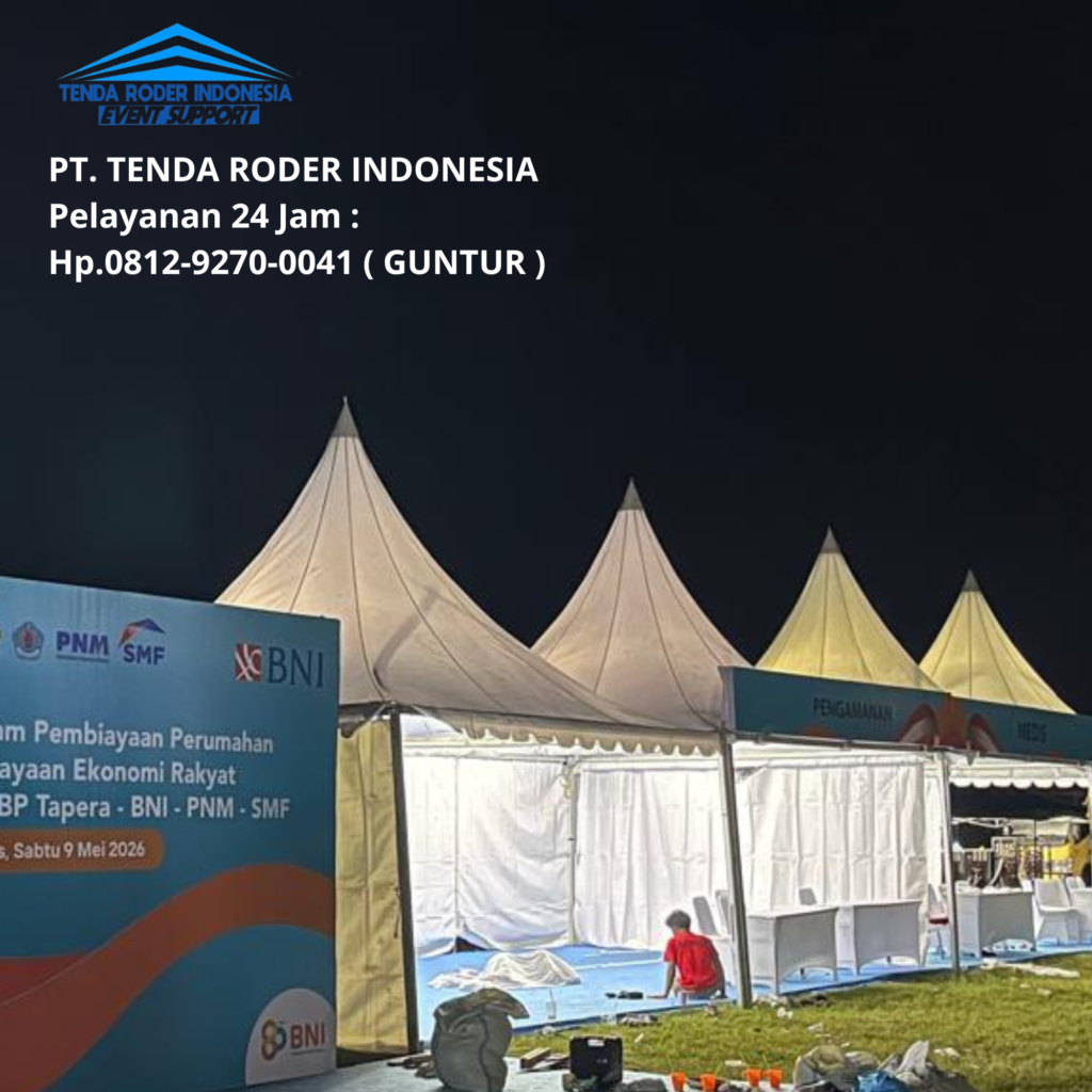 Penyewaan Tenda Sarnafil Acara Dan Tenda Roder Bogor