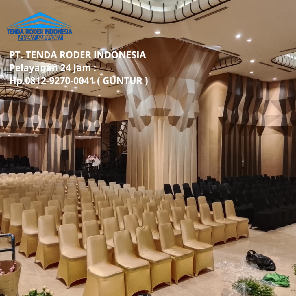 Penyewaan kursi futura cover street gold,Tenda Roder Cikampek