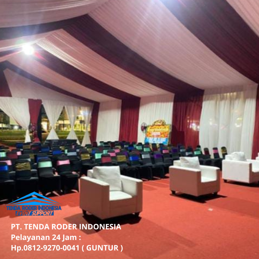 Pusat Sewa Dekorasi, Tenda Roder Paket Lengkap Jakarta