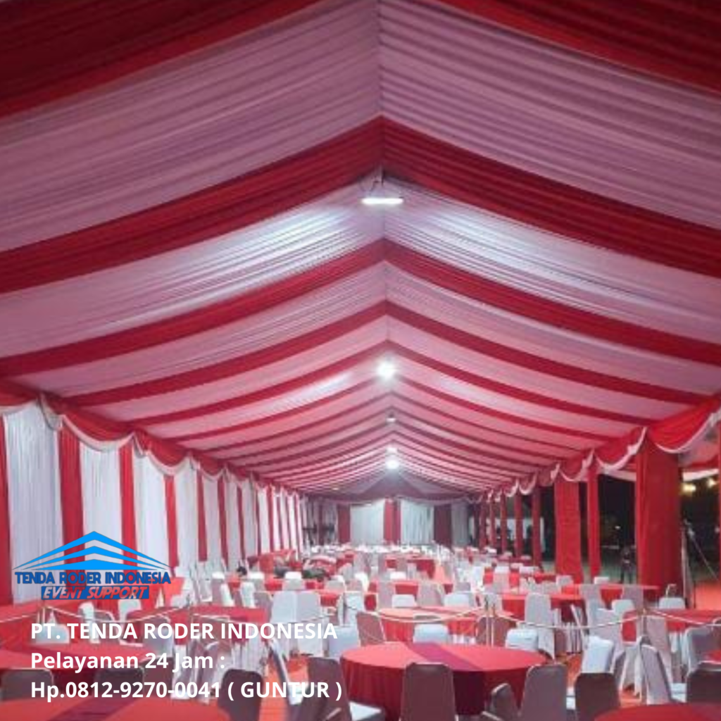 Pusat Sewa Dekorasi, Tenda Roder Paket Lengkap Jakarta