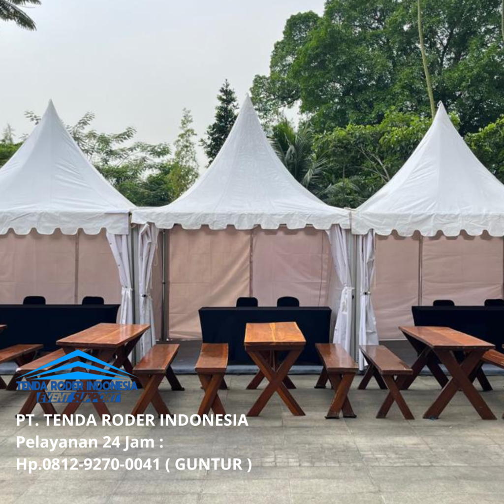 Rental Meja,Kursi Taman Kaki Extra,Tenda Roder Tangerang