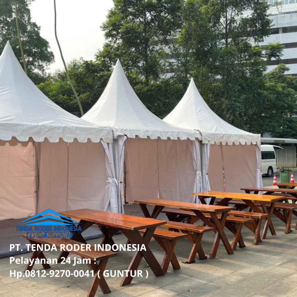 Rental Meja,Kursi Taman Kaki Extra,Tenda Roder Tangerang