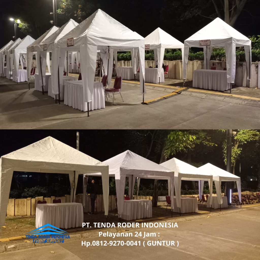 Rental TENDA RODER, TENDA PLAFON, TENDA BAZAR, TENDA KERUCUT Purwakarta