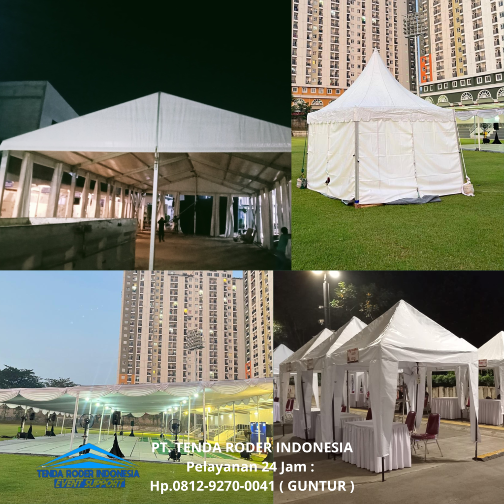 Rental TENDA RODER, TENDA PLAFON, TENDA BAZAR, TENDA KERUCUT Purwakarta