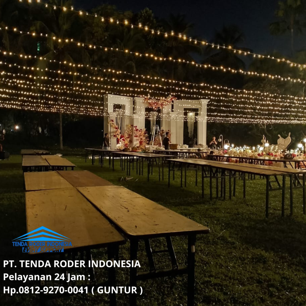 Sewa Lampu Taman Gantung Dan Tenda Roder Tangerang Selatan