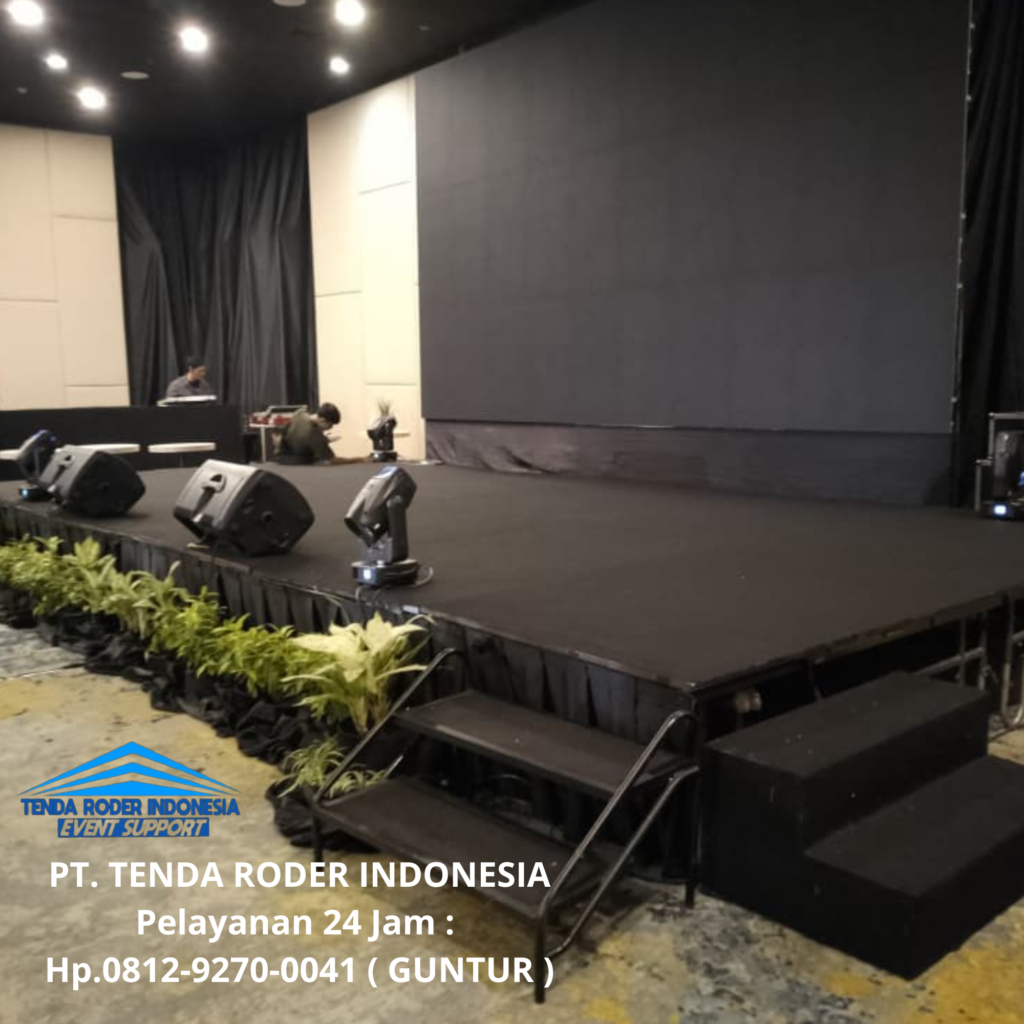 Sewa Panggung Karpet Hitam,Backdrop,Tenda Roder Jakarta