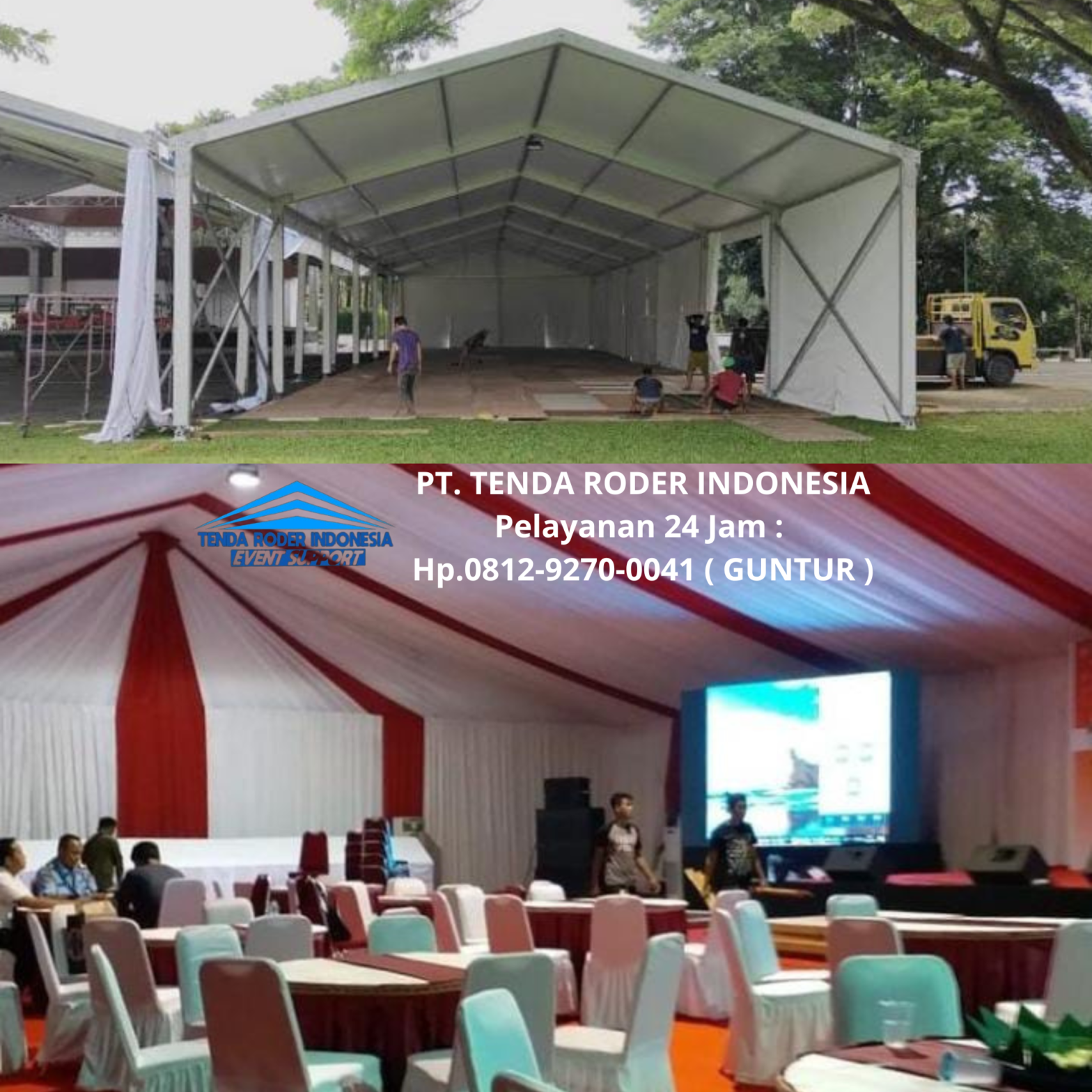 Sewa TENDA RODER KOKOH Dan FASILITAS TERLENGKAP Jakarta Barat