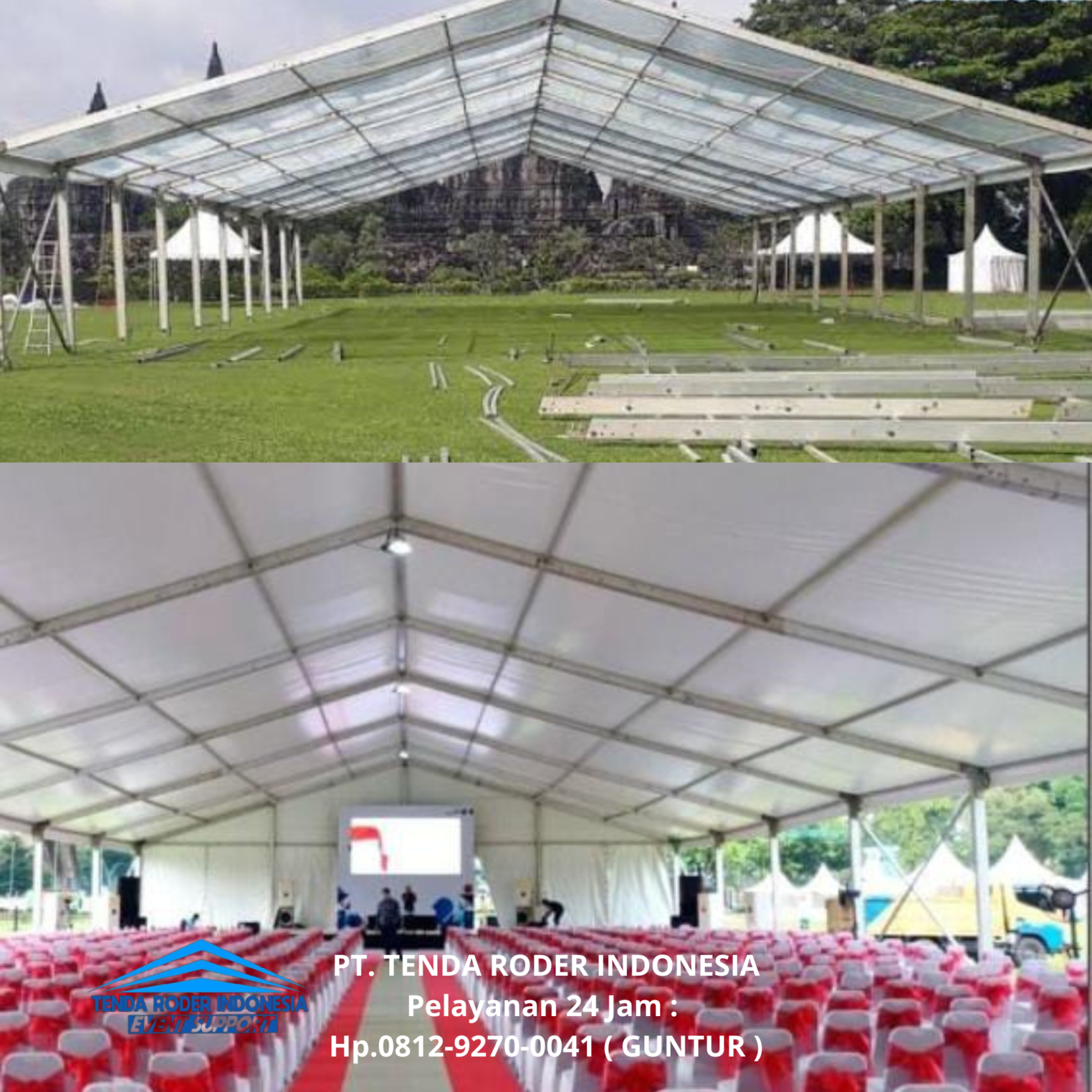 Sewa TENDA RODER, SOFA, PANGGUNG, BACKDROP Jakarta Pusat