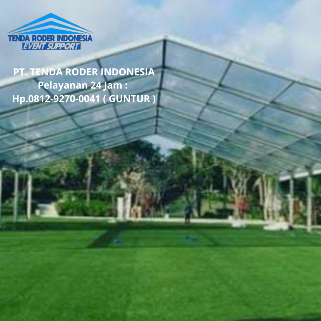 Sewa Tenda Roder Acara Desain Transparan Jakarta Barat