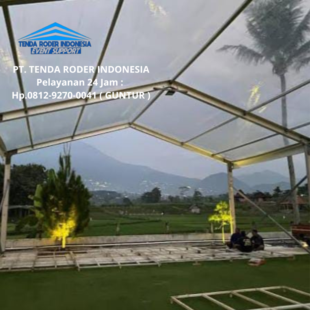 Sewa Tenda Roder Acara Desain Transparan Jakarta Barat