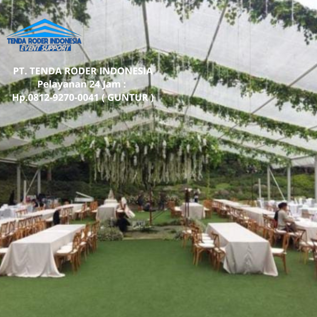 Sewa Tenda Roder Acara Desain Transparan Jakarta Barat