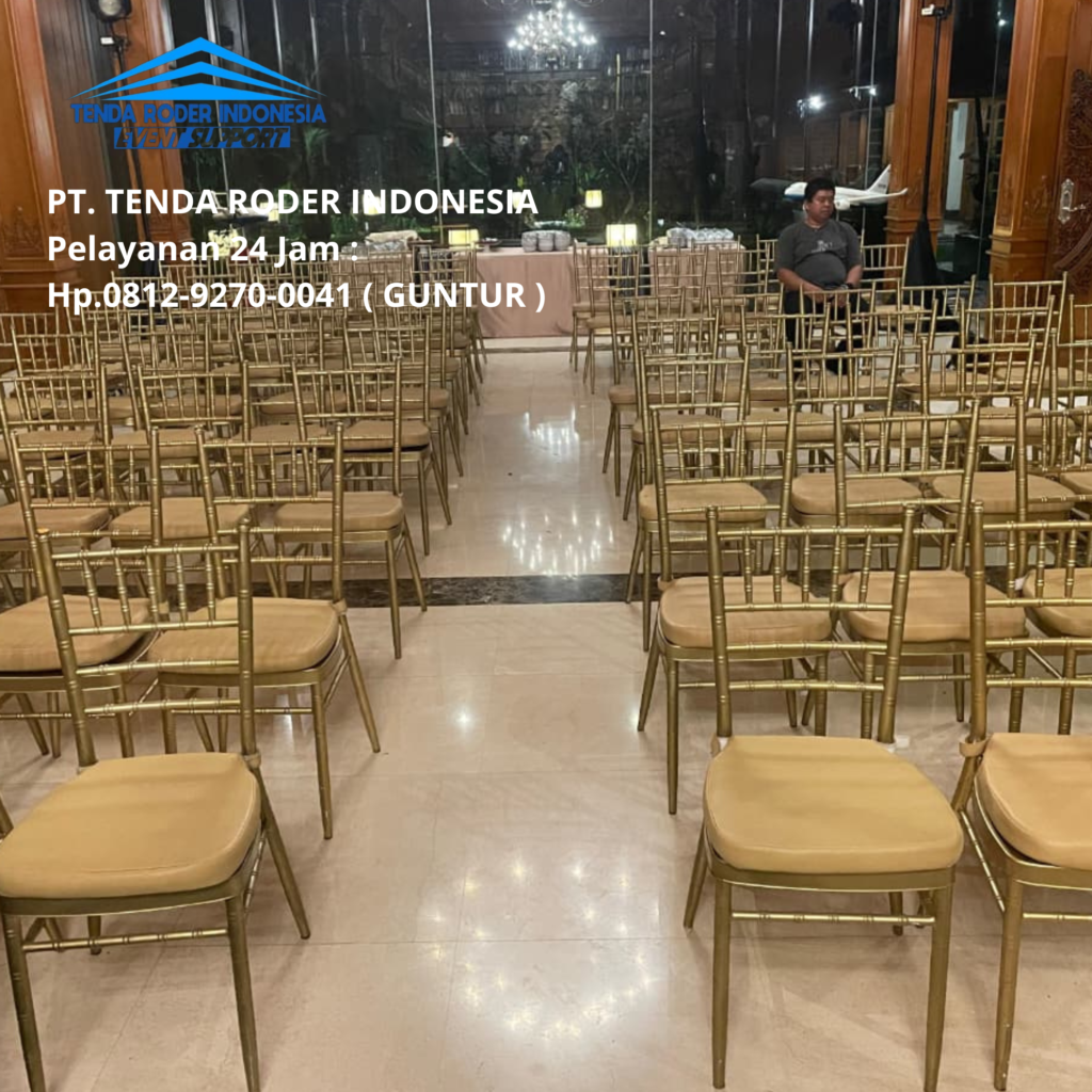 Sewa Tenda Roder,Gold Tiffany Chairs Tangerang